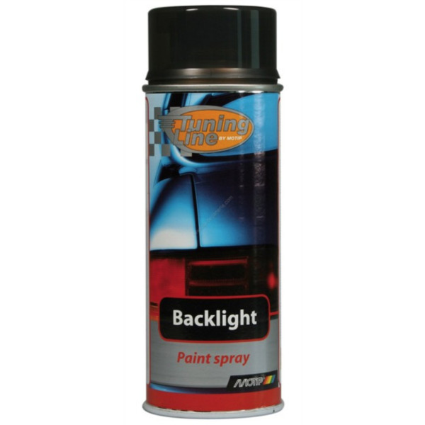 Bombe de peinture feux arrières - 400 ml - noir - Motip pas cher