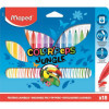 photo - 18 Feutres de coloriage - Pointe moyenne - Encre lavable - Maped - Color'peps jungle