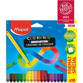 photo - 18 crayons de couleur - Assortiment - Color'peps infinity - Maped