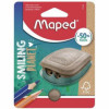 Taille-crayons - 2 trous - Avec réservoir - Maped - Smiling Planet