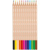 12 crayons de couleur - Bois naturel - Coloriage - Assortiment - Maped Smiling Planet