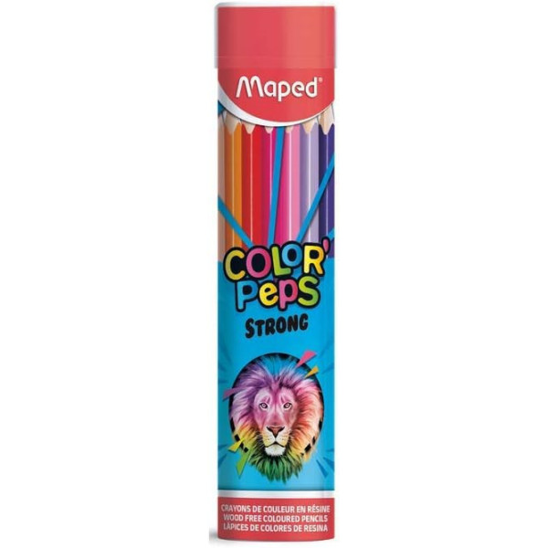 photo - Etui de 24 crayons de couleur - Ultra résistant - Color'Peps Strong - Maped