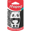 Taille-crayons - 1 trou - Avec réservoir - Panda ou pingouin - Scolaire - Maped