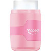 Taille-crayons 2 trous + gomme blanche - Avec réservoir - Couleurs pastel - Maped