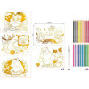 Coffret coloriage - Aquarelle - Pour enfant dès 7 ans - 5 modèles + 18 crayons - Maped