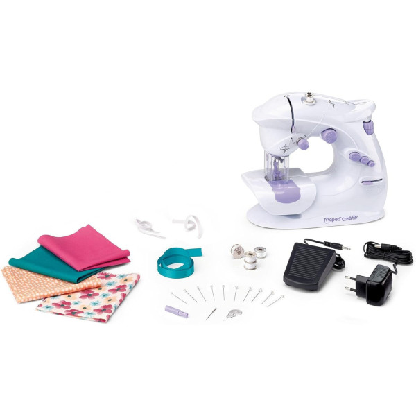 Machine à coudre - Pour enfant - Dès 8 ans - Inclus 4 projets - Maped Creativ