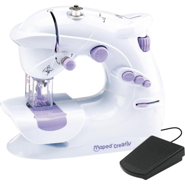 Machine à coudre - Pour enfant - Dès 8 ans - Inclus 4 projets - Maped Creativ