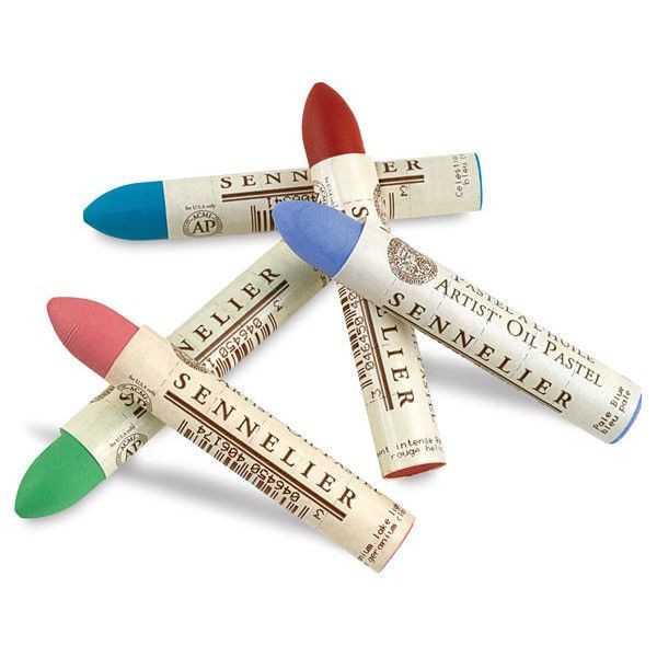 coffret-bois-72-pastels-huile-sennelier-quelques-pastels