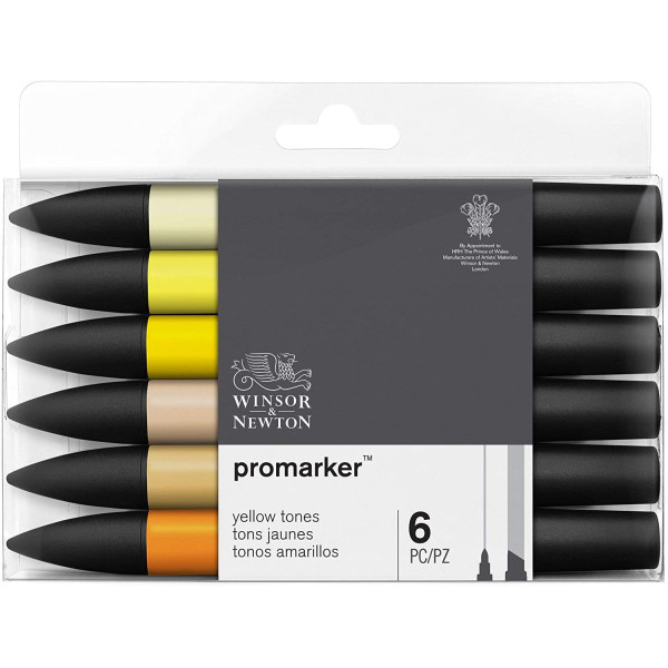 promarker-tons-jaunes-6-feutres-winsor-et-newton