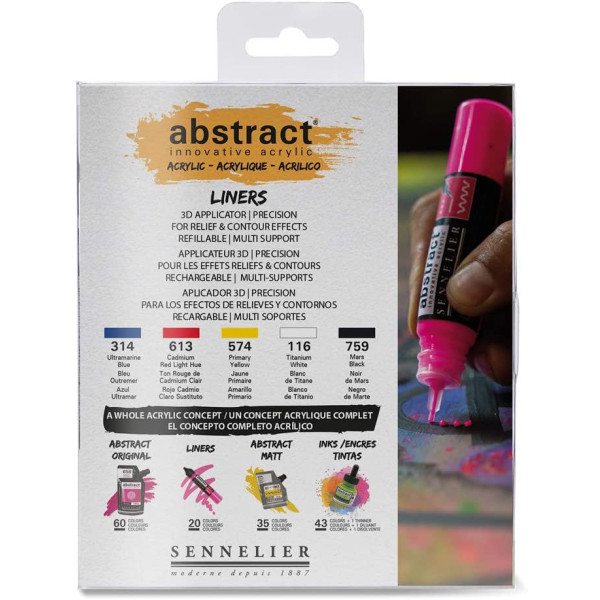 abstract-acrylique-acrylic-lot-de-5-27ml-3D-liner-primaires-primary-couleurs-colors