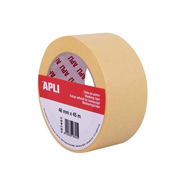 Ruban de masquage 48 mm x 45 m - APLI | Surdiscount