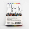 Feutres Apli double pointe 6 couleurs discount