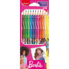 photo - 12 crayons de couleur - Mine résistante - Barbie - Ergonomique - Scolaire - Maped