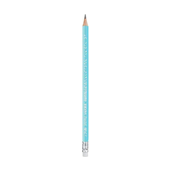 Crayons graphite - HB - Avec embout gomme - Couleurs pastel - Maped