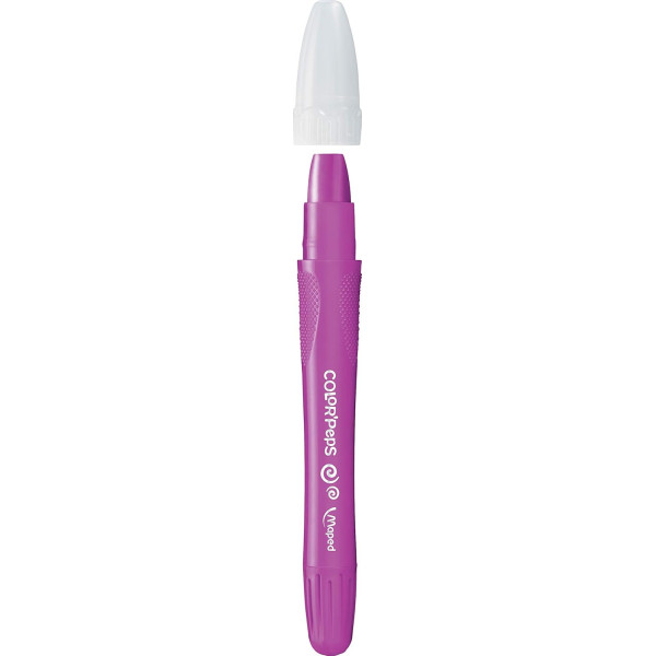 Crayons de couleur - Gel - Aquarellables - 6 couleurs - Coloriage - Enfant - Maped Color'peps
