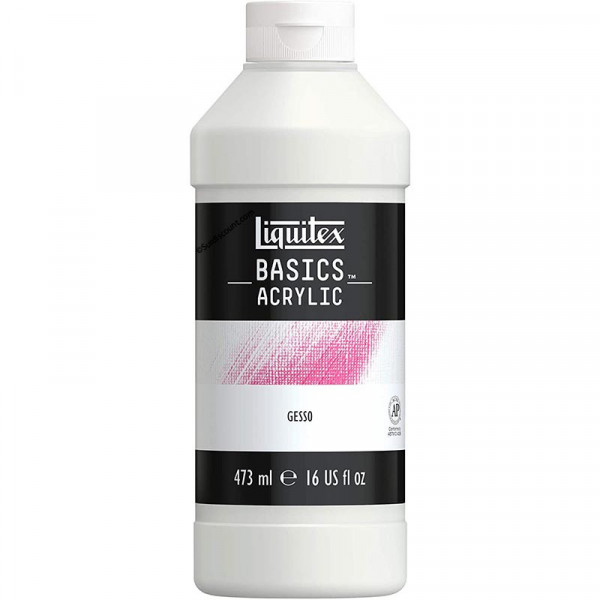 Liquitex Additif Acrylique Gesso Basics Bouteil 473ml Discount