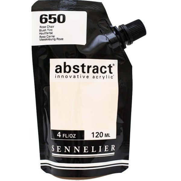 Sachet de peinture Sennelier Acrylique Abstract 120ml Rose Chair Pas Cher