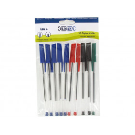 Lot De 10 Stylos - Ulmann pas cher