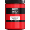 Pot de Peinture Liquitex Acrylique Basics 946ml Rouge De Cadmium Moyen Pas Cher