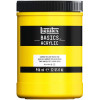 Pot de Peinture Liquitex Acrylique Basics 946ml Jaune de Cadmium Moyen Imitation Pas Cher