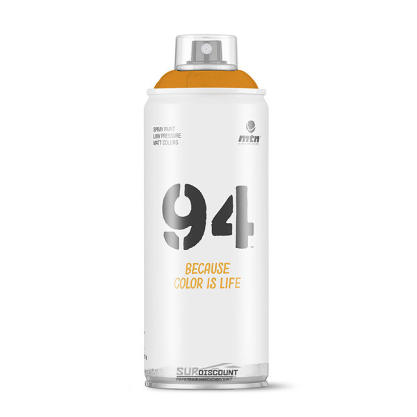Bombe de peinture MTN 94 - orange fluo pas cher-21940