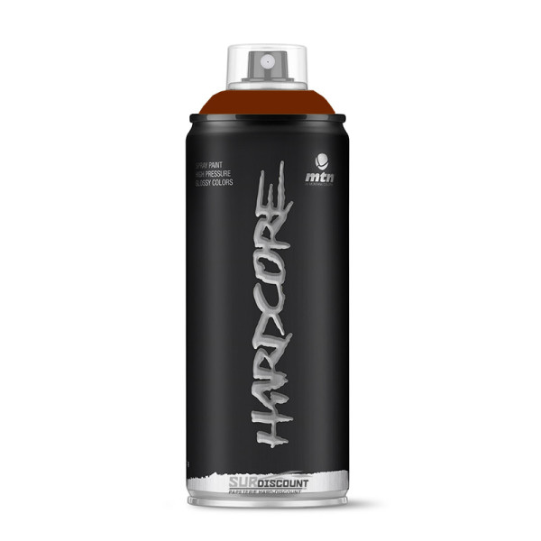 Bombe de peinture Hardcore MTN - Rouge oxyde pas cher