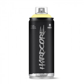 Bombe de peinture Hardcore MTN - Jaune plage pas cher