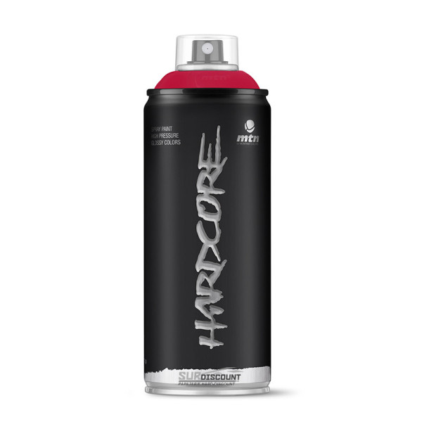 Bombe de peinture Hardcore MTN - Rouge clair pas cher