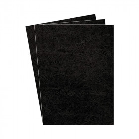 couverture-reliure-grain-cuir-noir-fellowes-détail