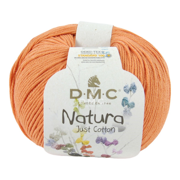 photo - Pelote - 100% coton - Safran - N47 - DMC - Natura Just Cotton - Tricot - Crochet