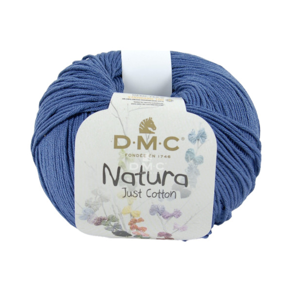 photo - Pelote - 100% coton - Blue night - N53 - DMC - Natura Just Cotton - Tricot - Crochet