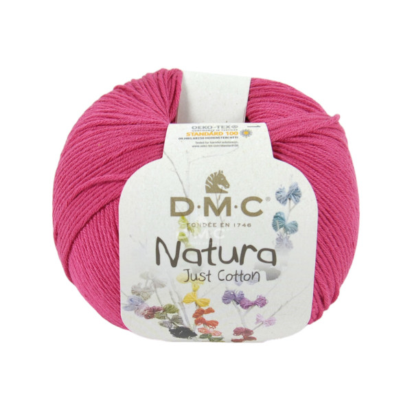 photo - Pelote - 100% coton - Crimson - N61 - DMC - Natura Just Cotton - Tricot - Crochet