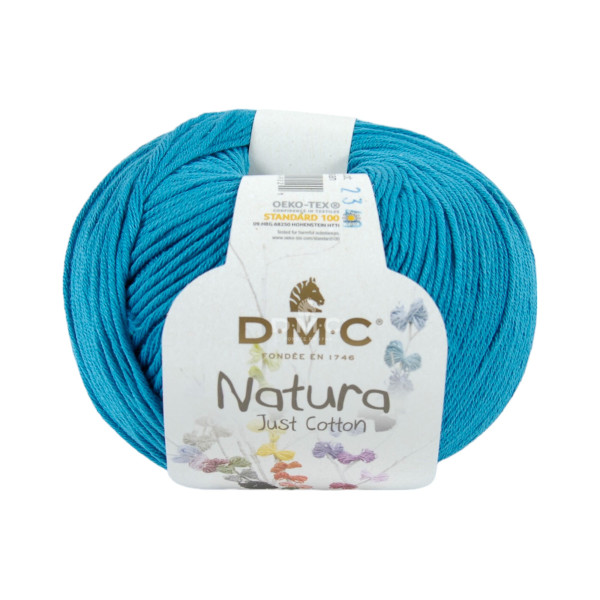 photo - Pelote - 100% coton - Prussian - N64 - DMC - Natura Just Cotton - Tricot - Crochet
