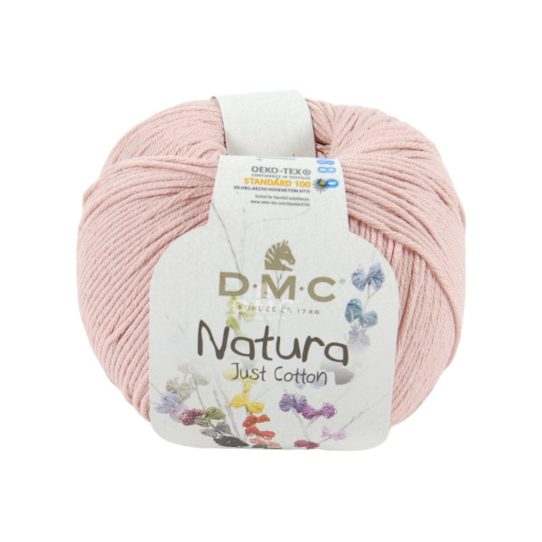 photo - Pelote - 100% coton - Lobélia - N82 - DMC - Natura Just Cotton - Tricot - Crochet