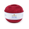 photo - Pelote de laine - 100% coton - Rouge - 5815 - DMC - Petra - Longues fibres