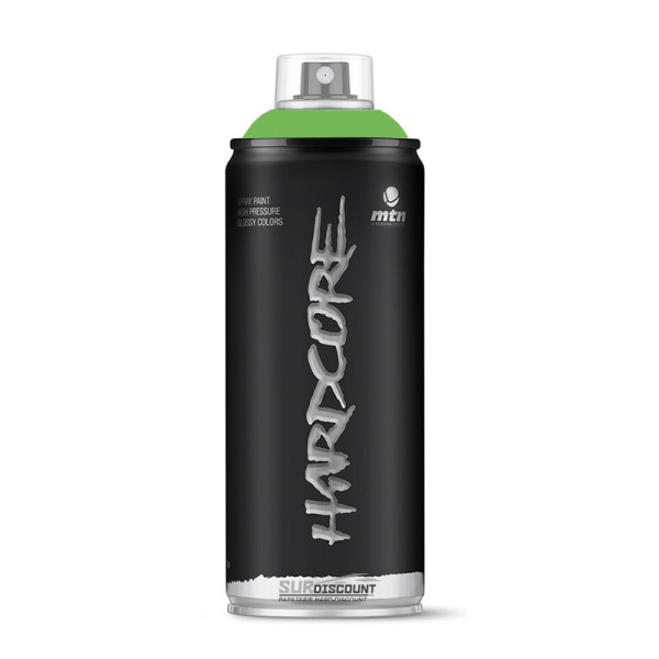 Bombe de peinture Hardcore MTN - Vert clair pas cher