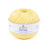 photo - Pelote de laine - 100% coton - Jaune - 5745 - DMC - Petra - Grosseur 5
