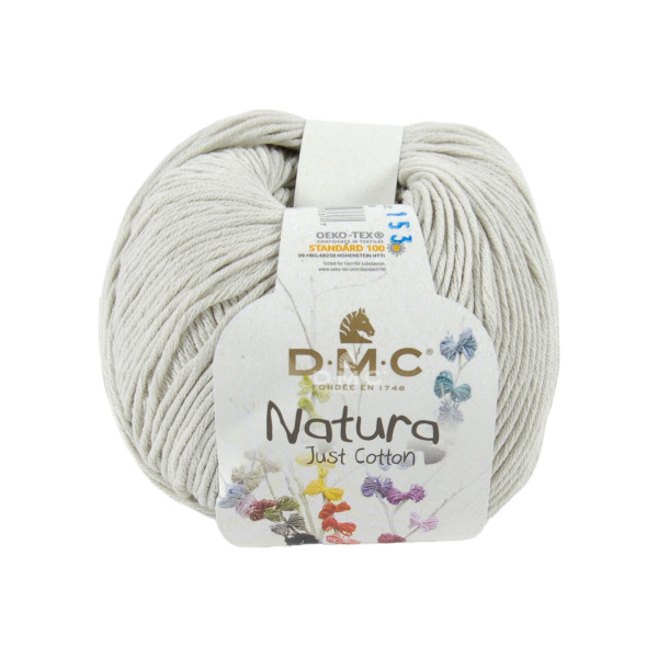 photo - Pelote - 100% coton - Beige - N03 - DMC - Natura Just Cotton - Tricot - Crochet