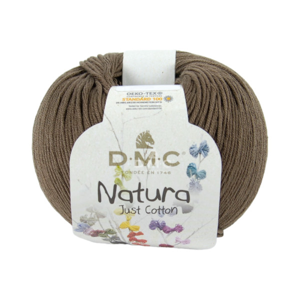 photo - Pelote - 100% coton - Tropic Brown - N22 - DMC - Natura Just Cotton - Tricot - Crochet