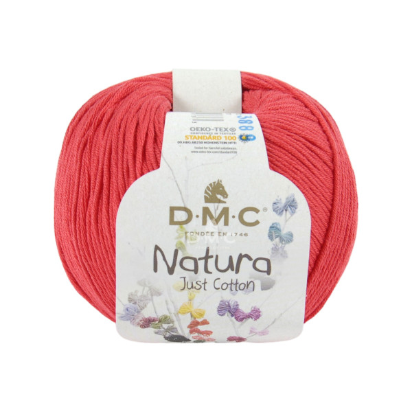 photo - Pelote - 100% coton - Passion - N23 - DMC - Natura Just Cotton - Tricot - Crochet
