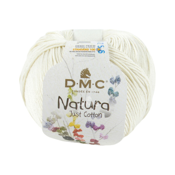 photo - Pelote - 100% coton - Nacar - N35 - DMC - Natura Just Cotton - Tricot - Crochet