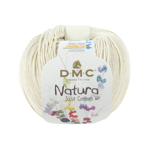 photo - Pelote - 100% coton - Gardenia - N36 - DMC - Natura Just Cotton - Tricot - Crochet