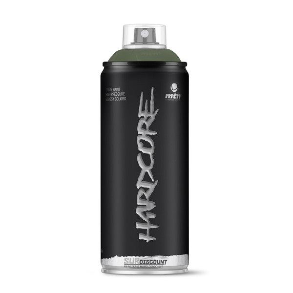 Bombe de peinture Hardcore MTN - Vert olive pas cher