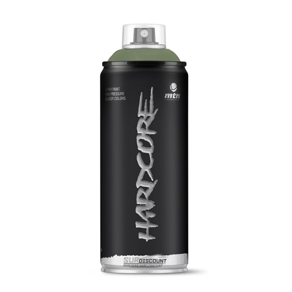Bombe de peinture Hardcore MTN - Kaki pas cher