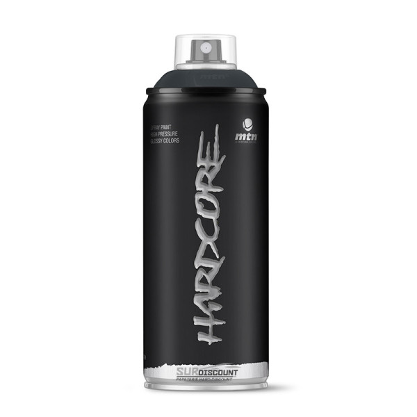 Bombe de peinture Hardcore MTN - Gris anthracite pas cher