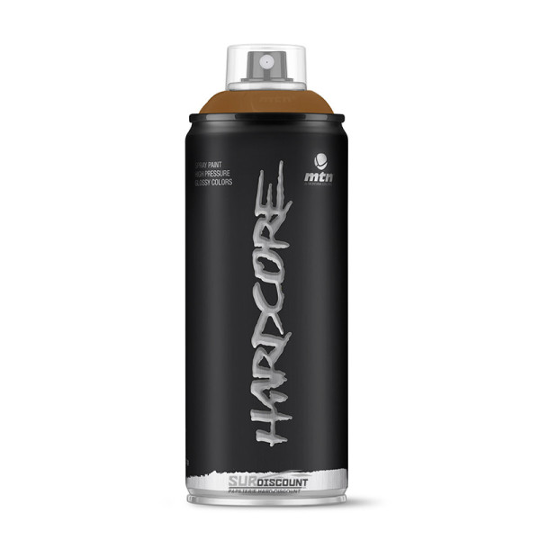 Bombe de peinture Hardcore MTN - Marron tabac pas cher