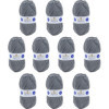 photo - 10 pelotes - 100% acrylique - Gris - 838 - 50g - 140m - DMC - Knitty 4 - Tricot