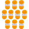 photo - 10 pelotes - 100% acrylique - Jaune - 978 - 50g - 140m - DMC - Knitty 4 - Tricot