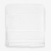 photo - Serviette de toilette - Blanc - 50x100 cm - A broder et personnaliser - DMC