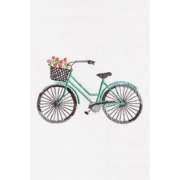 Kit broderie - Bicyclette - DMC - Toile, aiguille et fils - Niveau avancé